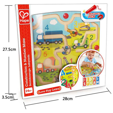 Hape  Construction & Number Maze E1713