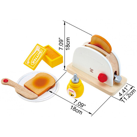 Hape  Pop-up Toaster Set E3148