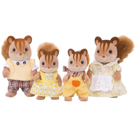 Sylvanian Families Walnut Squirrel Family 4172