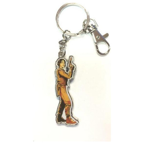 SD TOYS STAR WARS - SGT JYN ERSO METAL SHAPED KEYCHAIN (SDTSDT27615)
