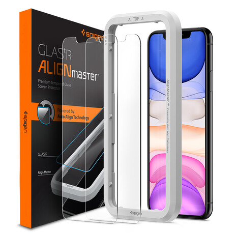 Spigen Align Glas.tR 2 pack - iPhone 11/XR AGL00101