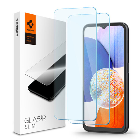 Spigen Glass tR Slim 2 Pack - Samsung Galaxy A14 5G/A14 LTE AGL05971