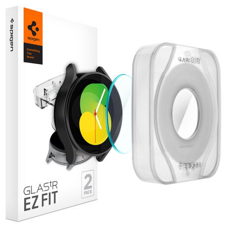 Spigen Glass EZ Fit 2 Pack - Samsung Galaxy Watch5/4 44mm AGL05339