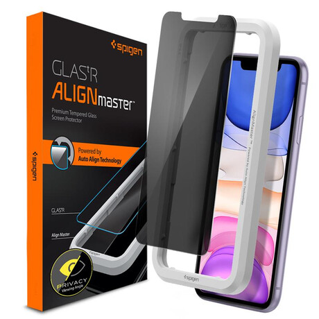 Spigen Glass AlignMaster Privacy 1 Pack - iPhone 11 AGL00103