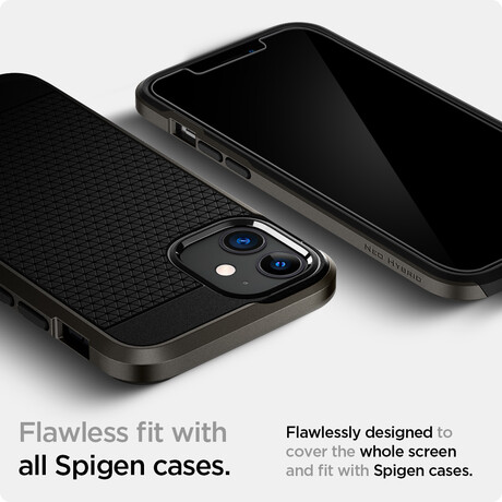 Spigen Glas tR EZ Fit, 2 Pack - iPhone 12 mini AGL01811