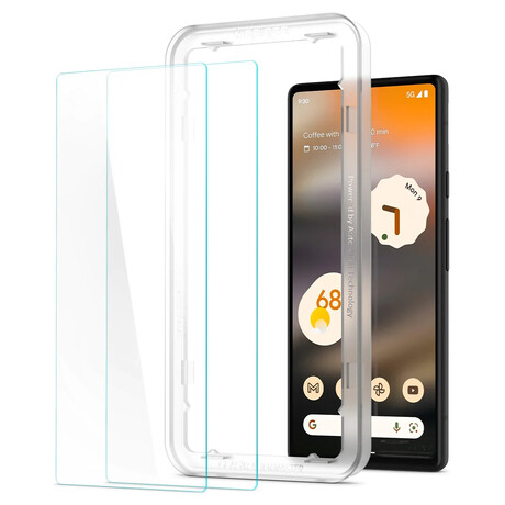 Spigen Glass AlignMaster 2 Pack, clear - Google Pixel 6a AGL04695