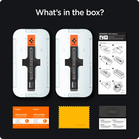 Spigen Glass EZ Fit Privacy 2 Pack - iPhone 14 Pro Max AGL05203