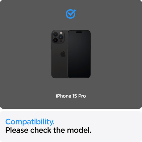 Spigen Glass tR AlignMaster 2 Pack, FC Black - iPhone 15 Pro AGL06895