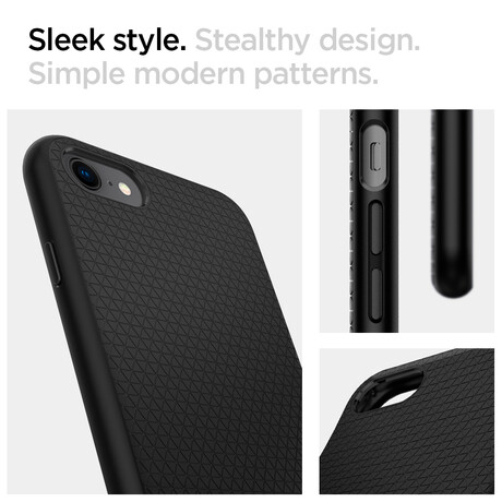 Spigen Liquid Air, black - iPhone SE (2022/2020)/8/7 042CS20511
