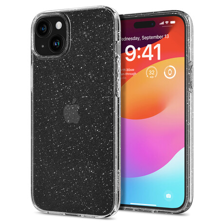 Spigen Liquid Crystal Glitter, crystal quartz - iPhone 15 ACS06788