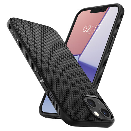 Spigen Liquid Air, matte black - iPhone 13 ACS03519