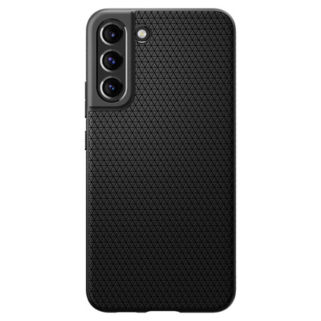 Spigen Liquid Air, matte black - Samsung Galaxy S22 ACS03987