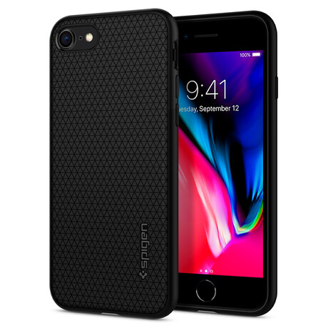 Spigen Liquid Air, black - iPhone SE (2022/2020)/8/7 042CS20511