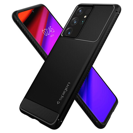 Spigen Rugged Armor, black - Galaxy S21 Ultra ACS02349