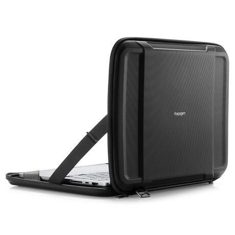 Spigen Rugged Armor Pro, black - MacBook Pro 16" M2 2023/M1 2021 AFA04271