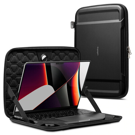 Spigen Rugged Armor Pro, black - MacBook Pro 14" M2 2023/M1 2021 AFA04270