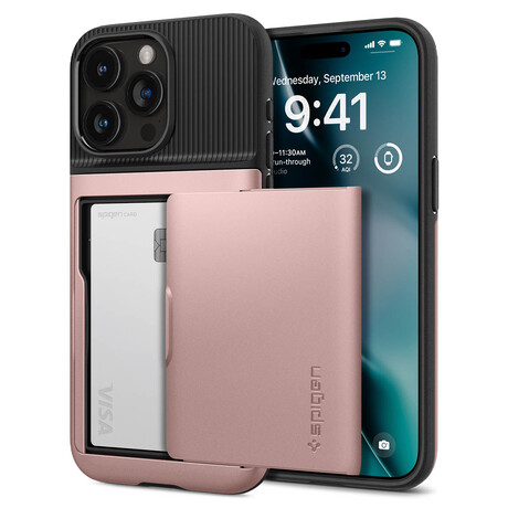 Spigen Slim Armor CS, rose gold - iPhone 15 Pro ACS06729