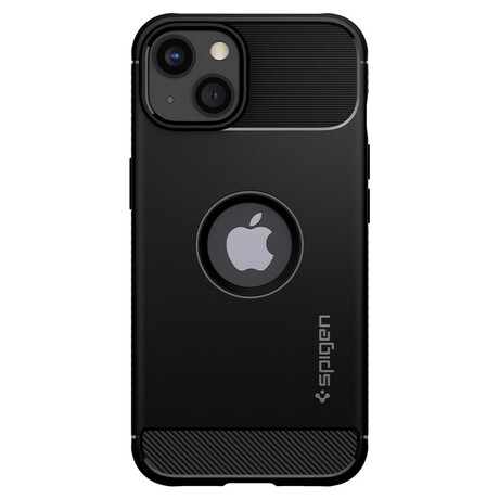 Spigen Rugged Armor, matte black - iPhone 13 ACS03518