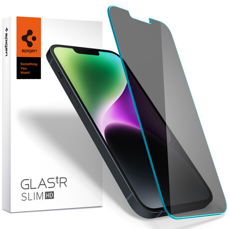 Spigen tR Slim HD Anti-Glare/Privacy 1 Pack - iPhone 14/iPhone 13 Pro/iPhone 13 AGL03393
