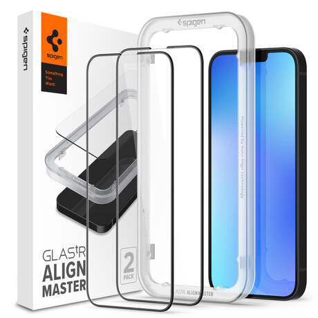 Spigen tR Align Master 2 Pack, FC black - iPhone 14/iPhone 13 Pro/iPhone 13 AGL03387