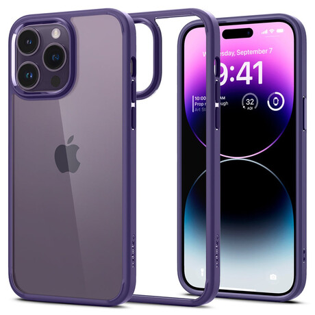Spigen Ultra Hybrid, deep purple - iPhone 14 Pro ACS05577