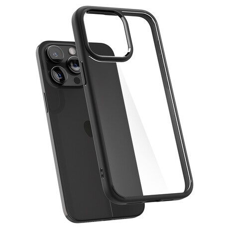 Spigen Ultra Hybrid, matte black - iPhone 15 Pro Max ACS06570