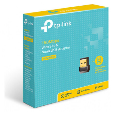 Tp-link Ασύρματο N Nano Usb Adapter Tl-wn725n, 150mbps, Ver. 3.0 Tl-wn725n