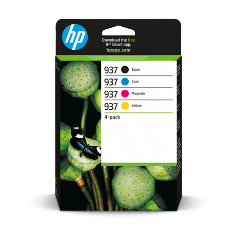 HP 937 CMYK Original Ink Cartridge 4-Pack
