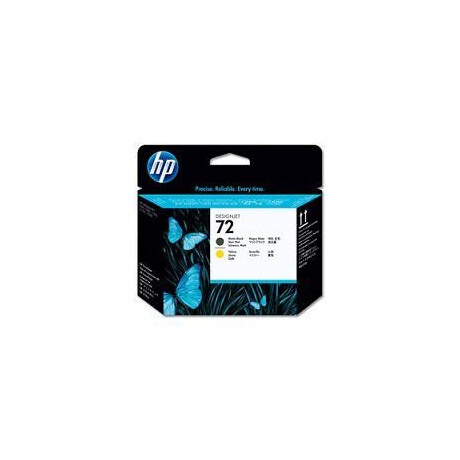 HP Ink No 72 Printhead Matte Black and Yellow